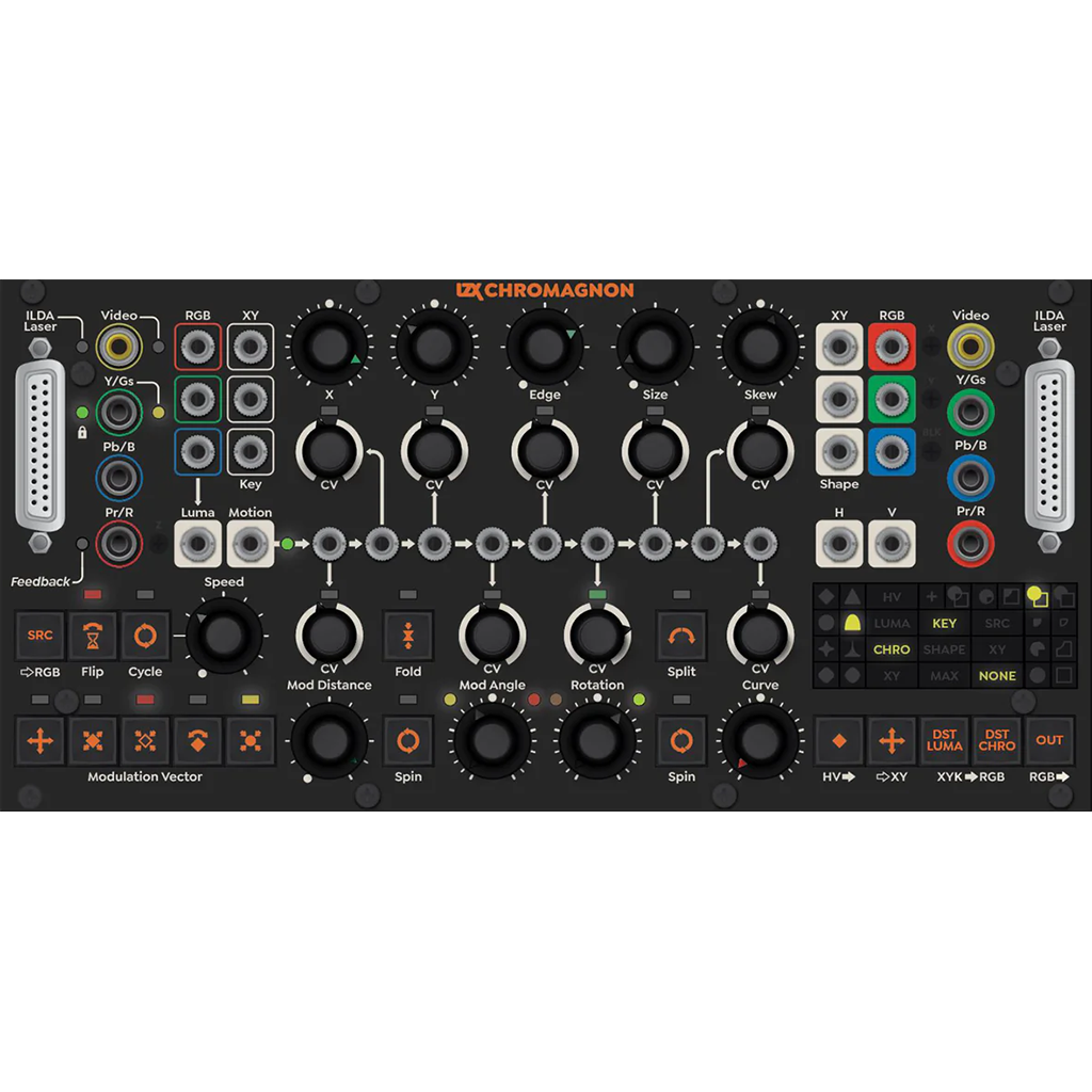 Chromagnon front panel