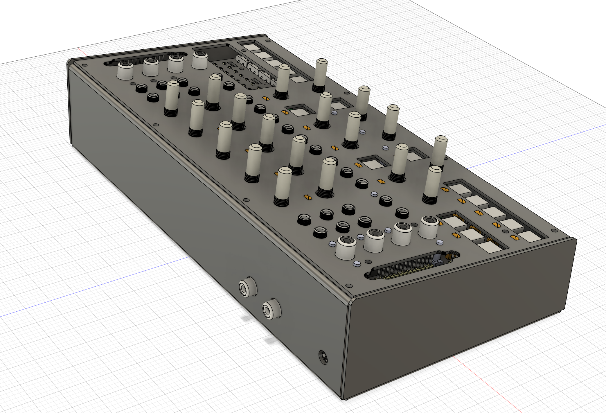 Chromagnon sheet metal enclosure rendering