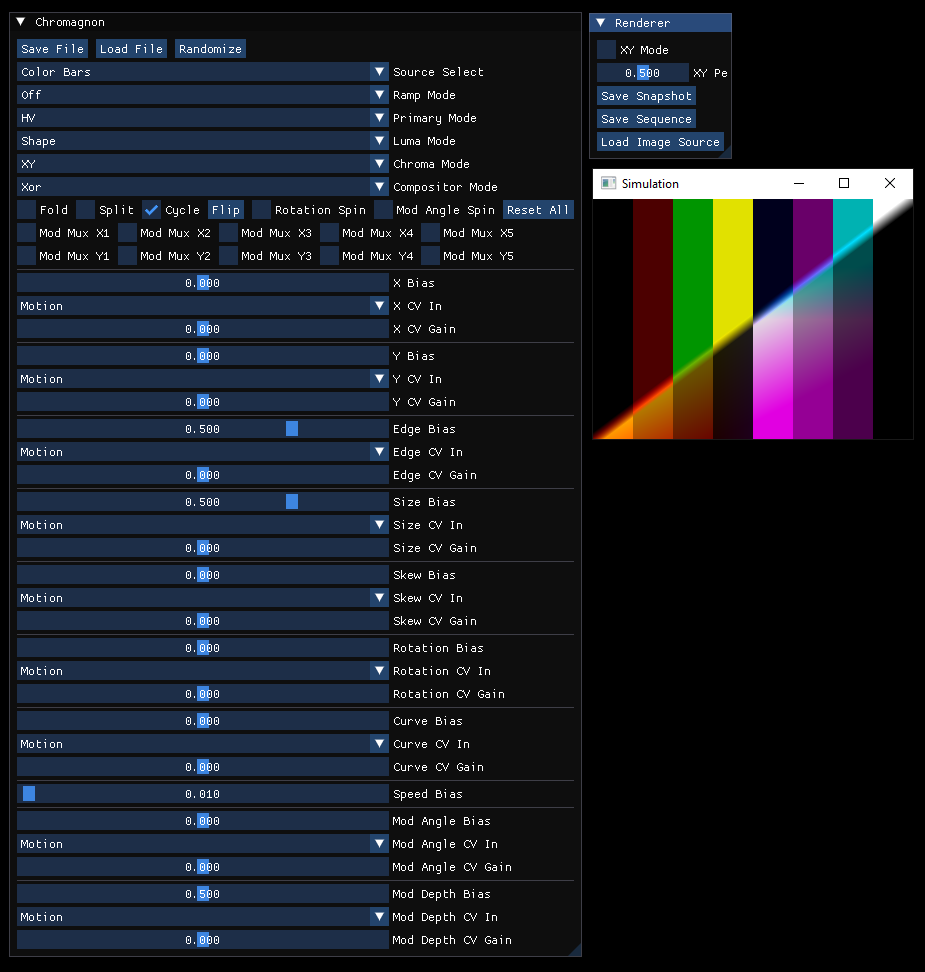 Chromagnon Simulator