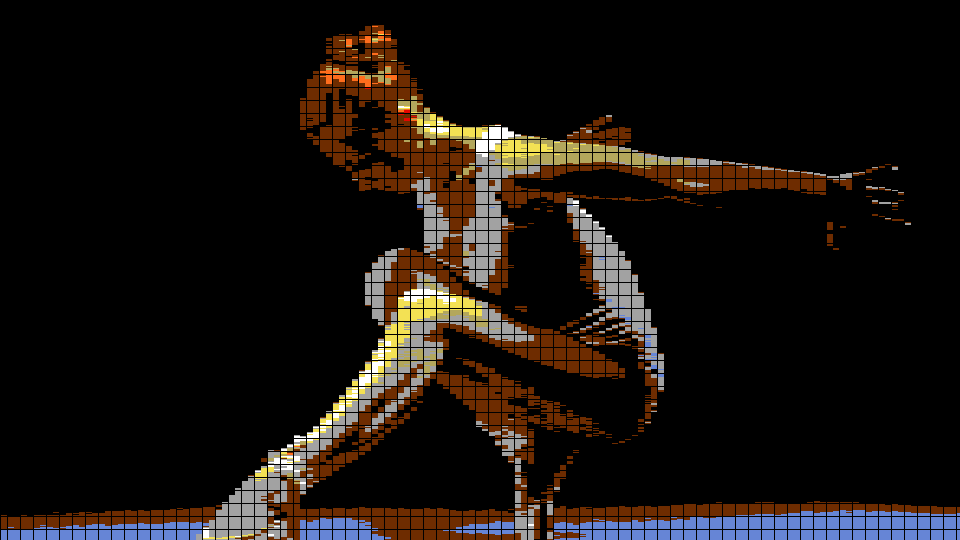 Colored Squares Mosaic result