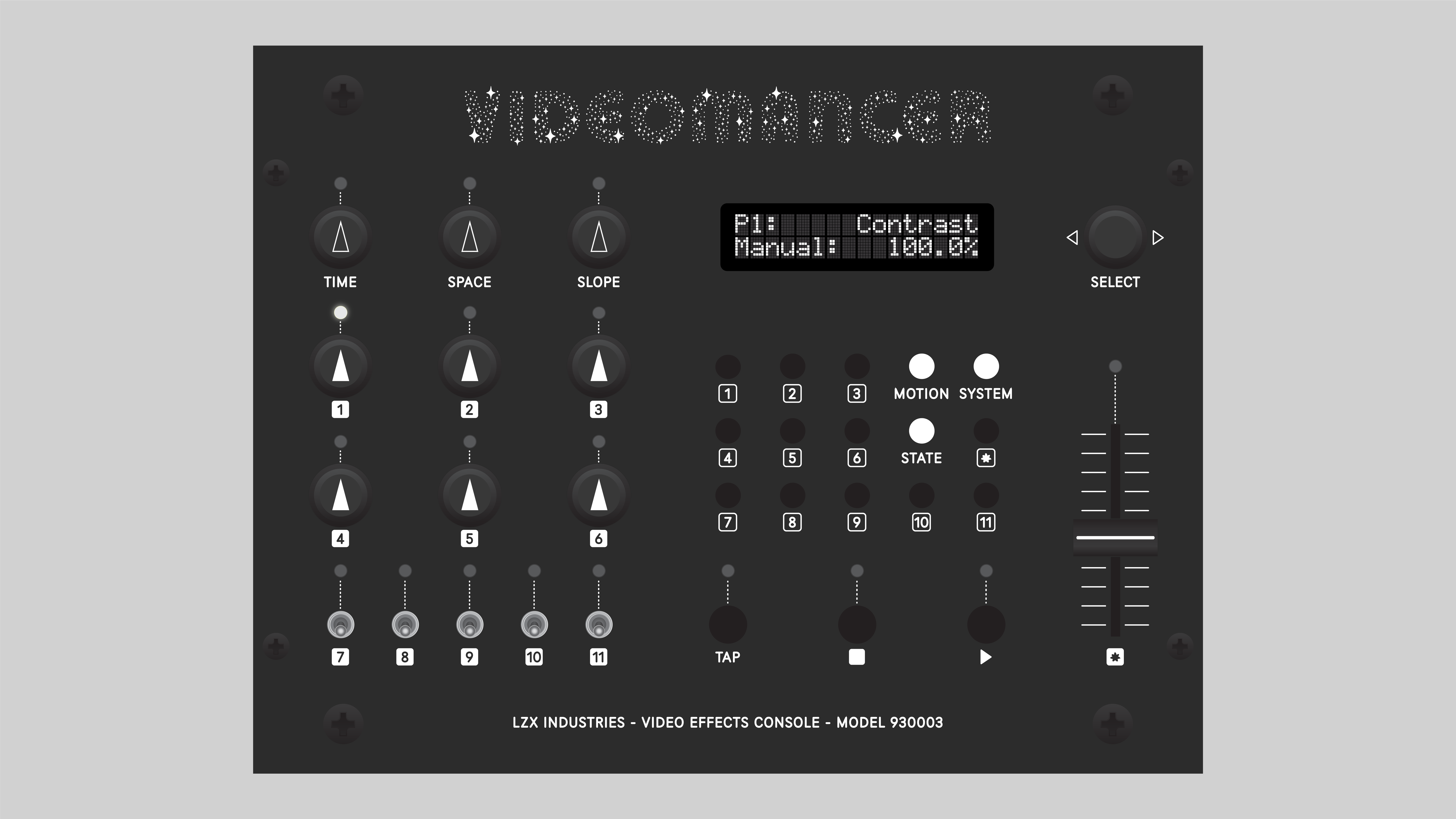Videomancer front panel