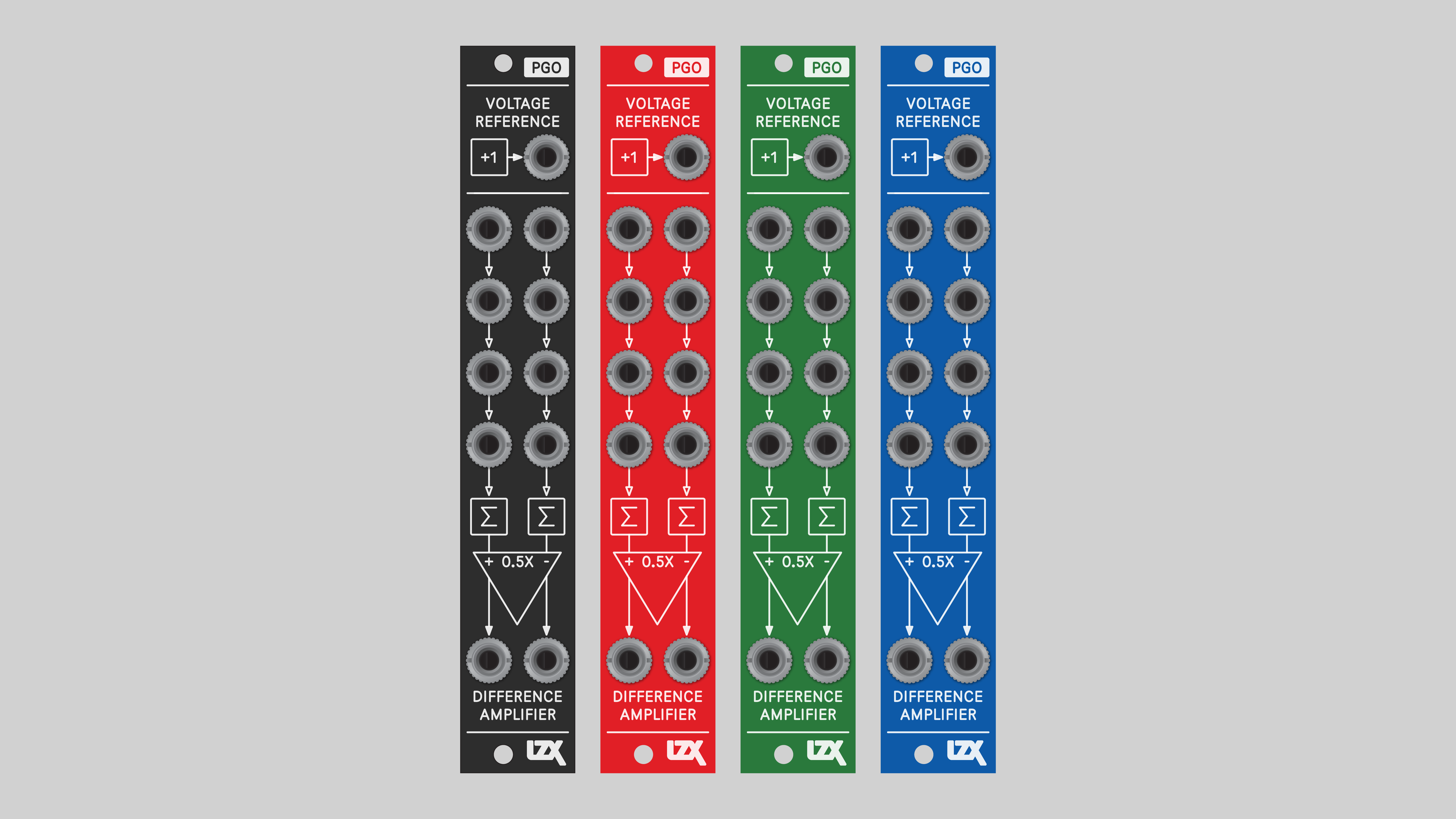 All PGO front panels