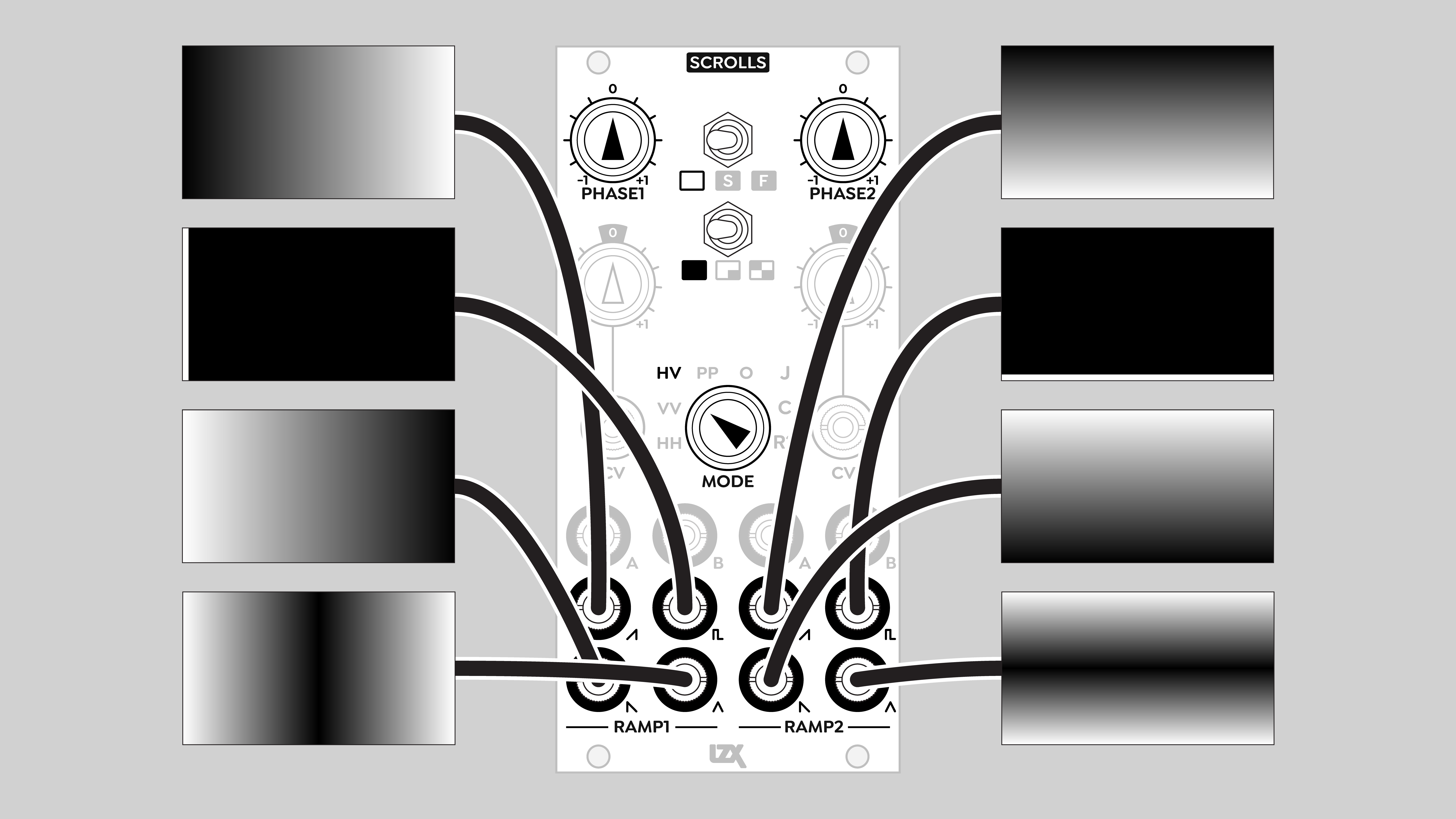 Scrolls: video waveforms
