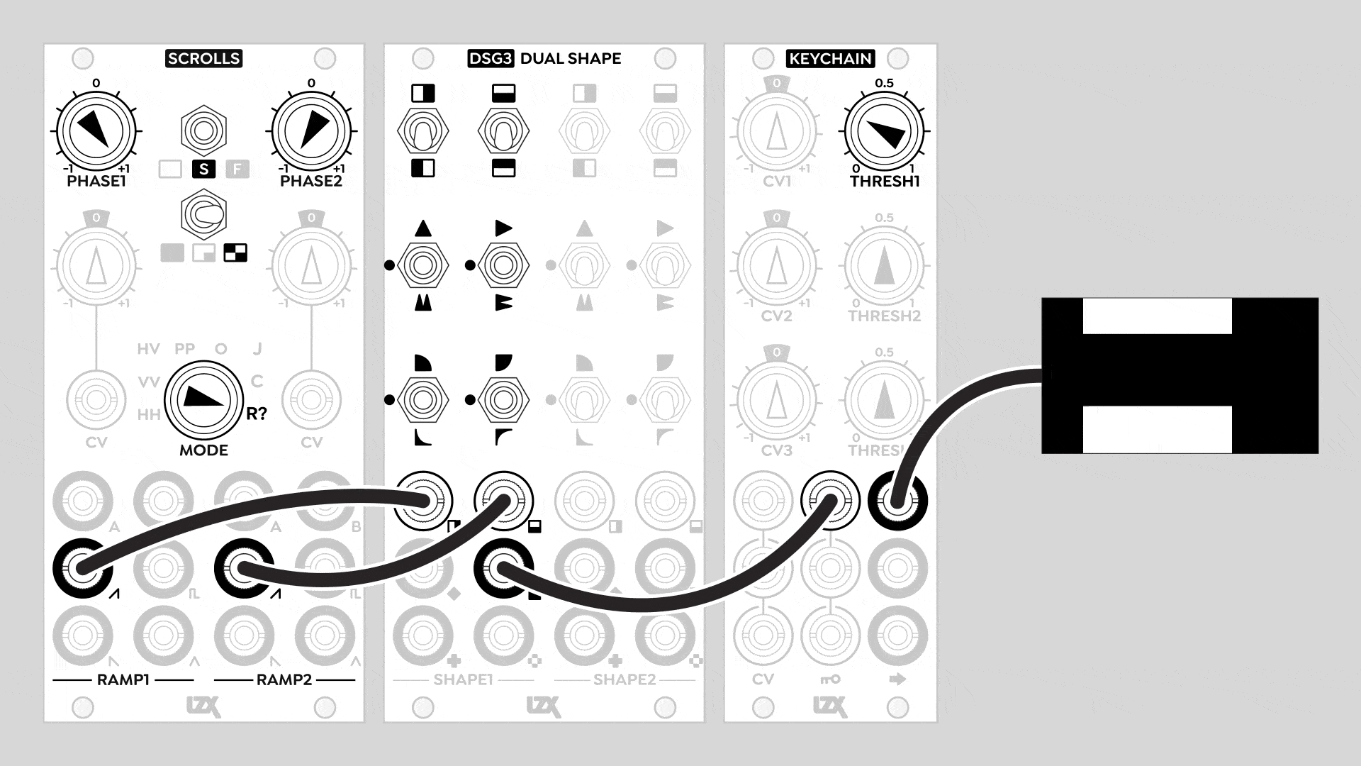 Scrolls: Random mode, Phase 2 counter-clockwise