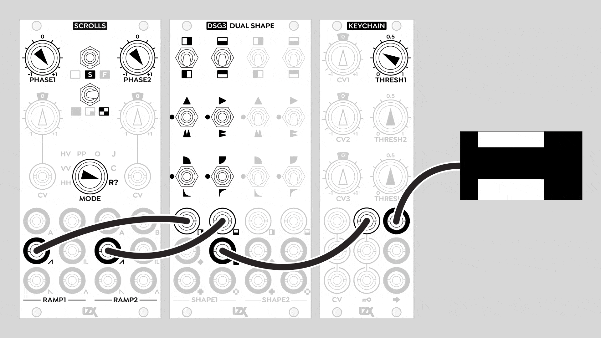 Scrolls: Random mode, Phase 2 clockwise