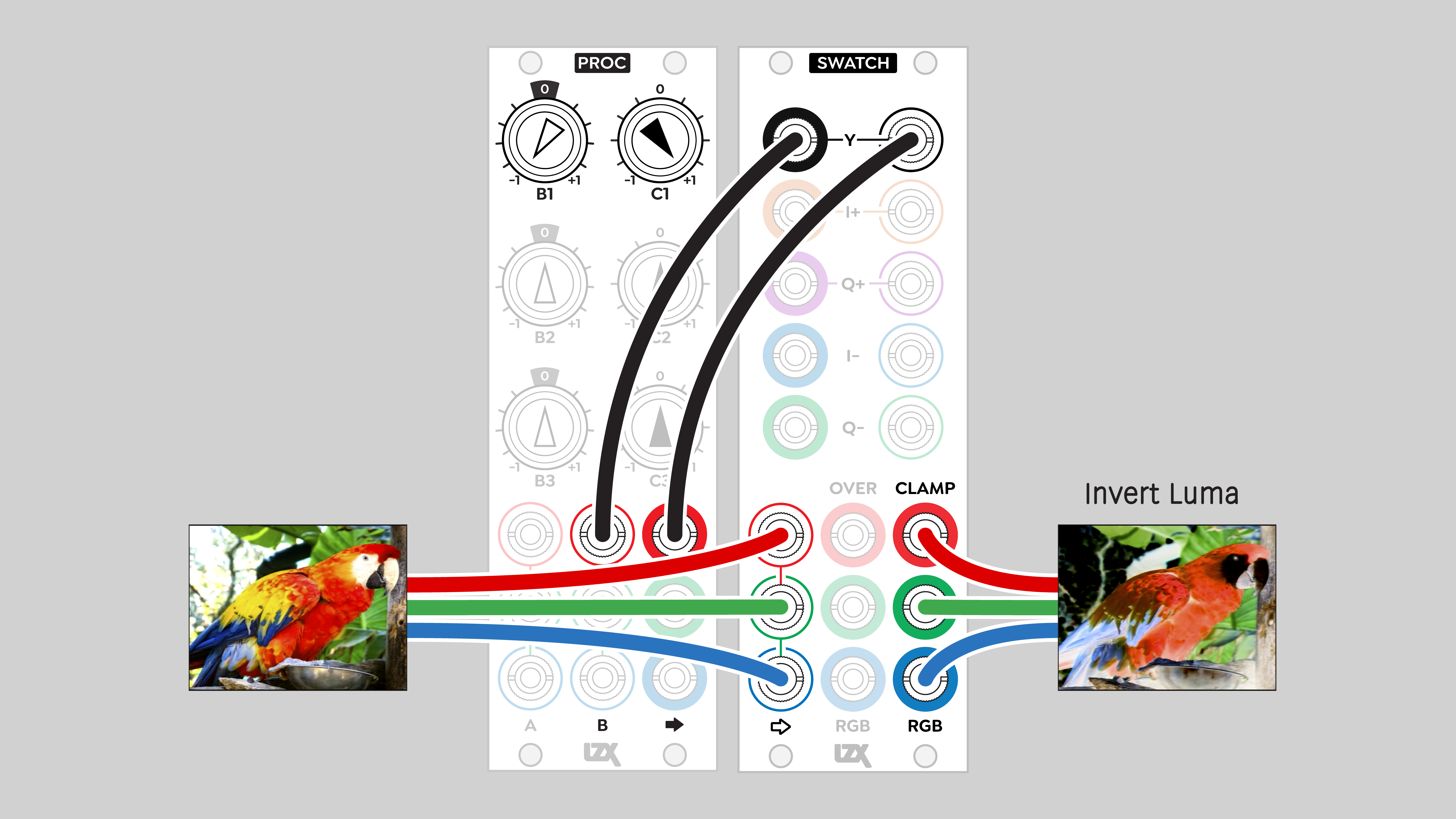 Swatch invert luminance
