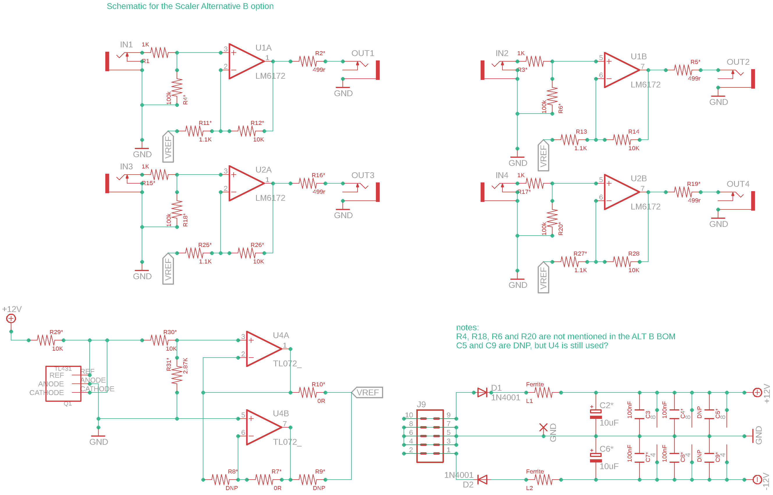 Scaler Alternate B schematic