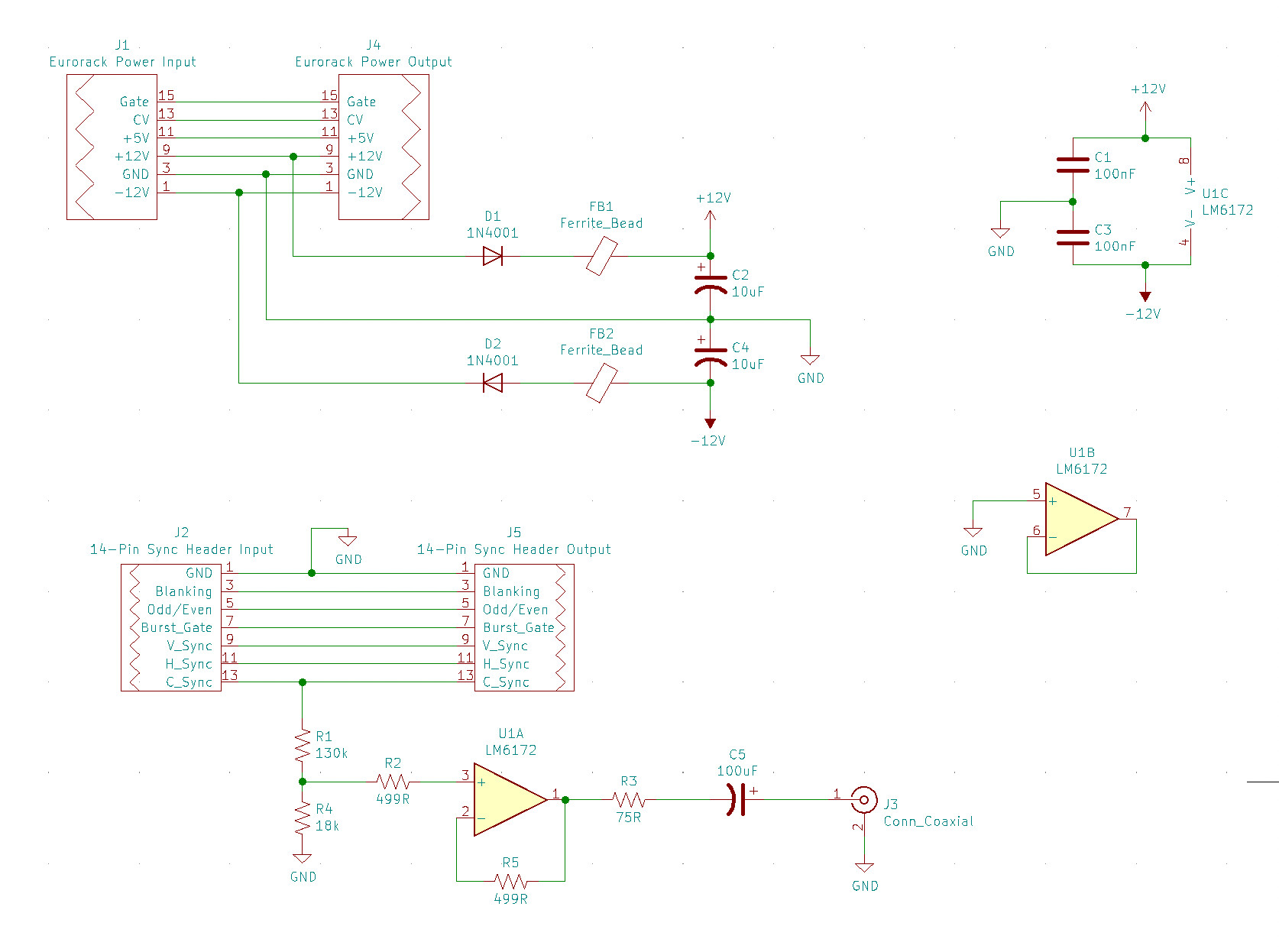14pin-to-rca-schematic