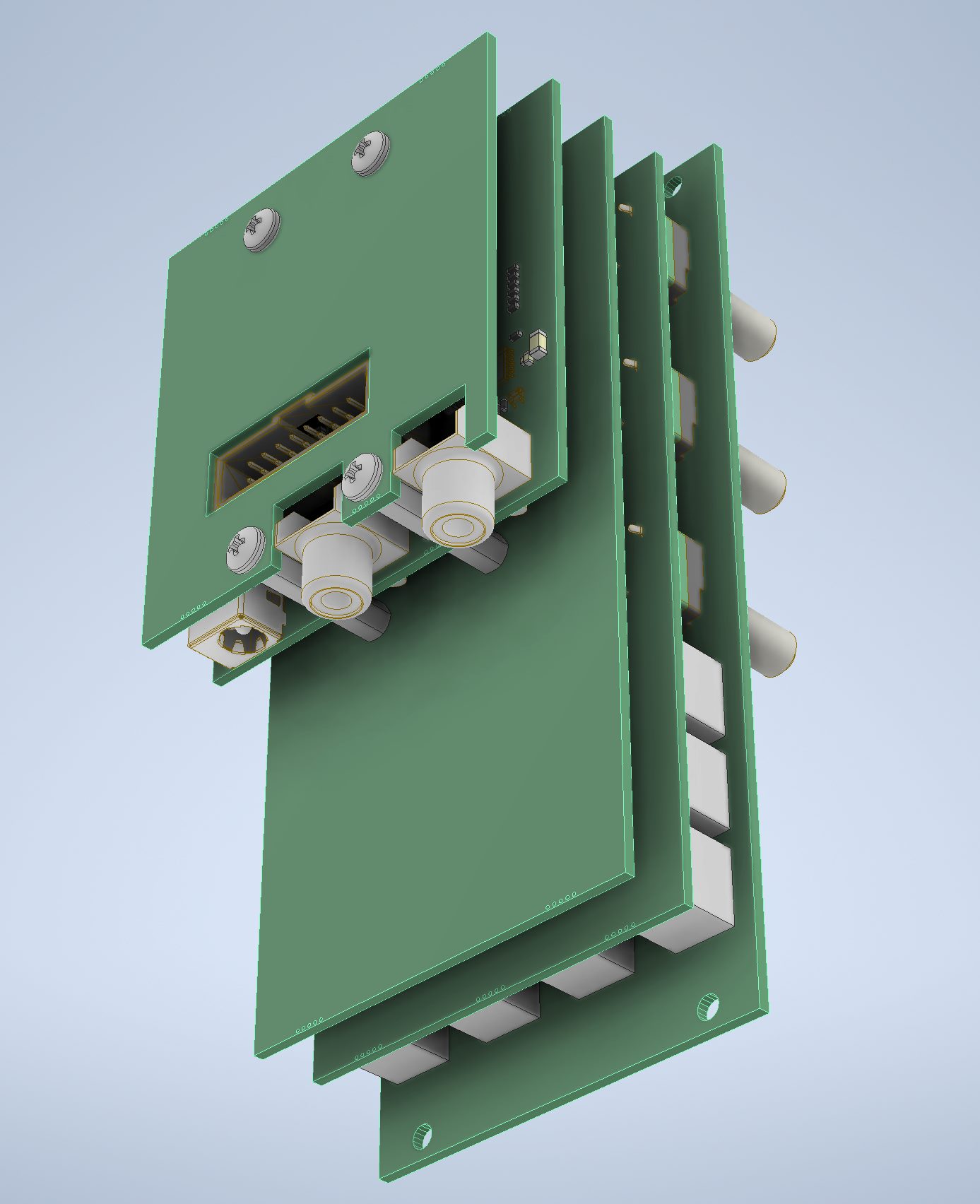 LZX 3rd Gen 12HP Module with Sync from behind
