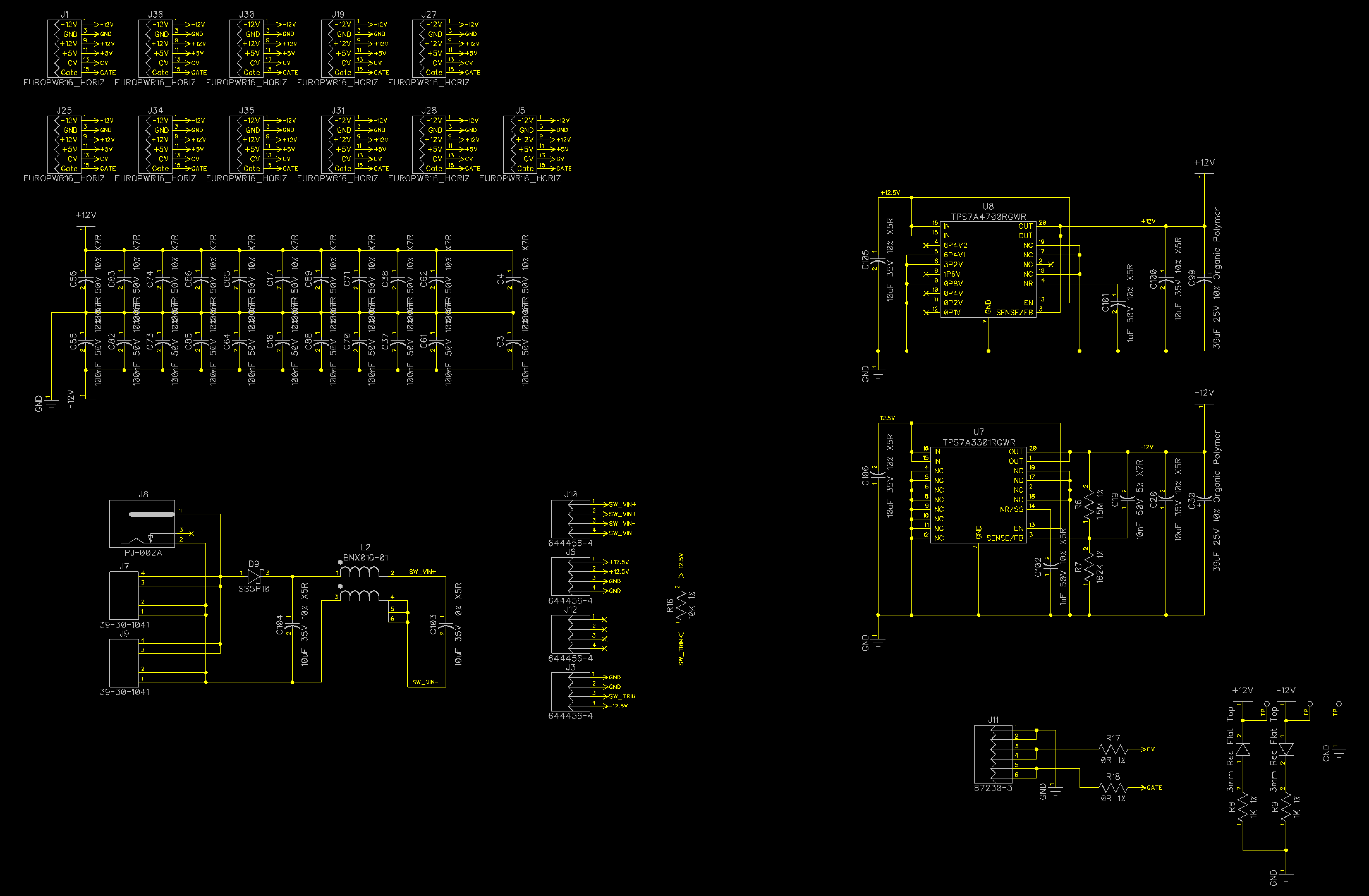LZX Capsule Main PCB Schematic
