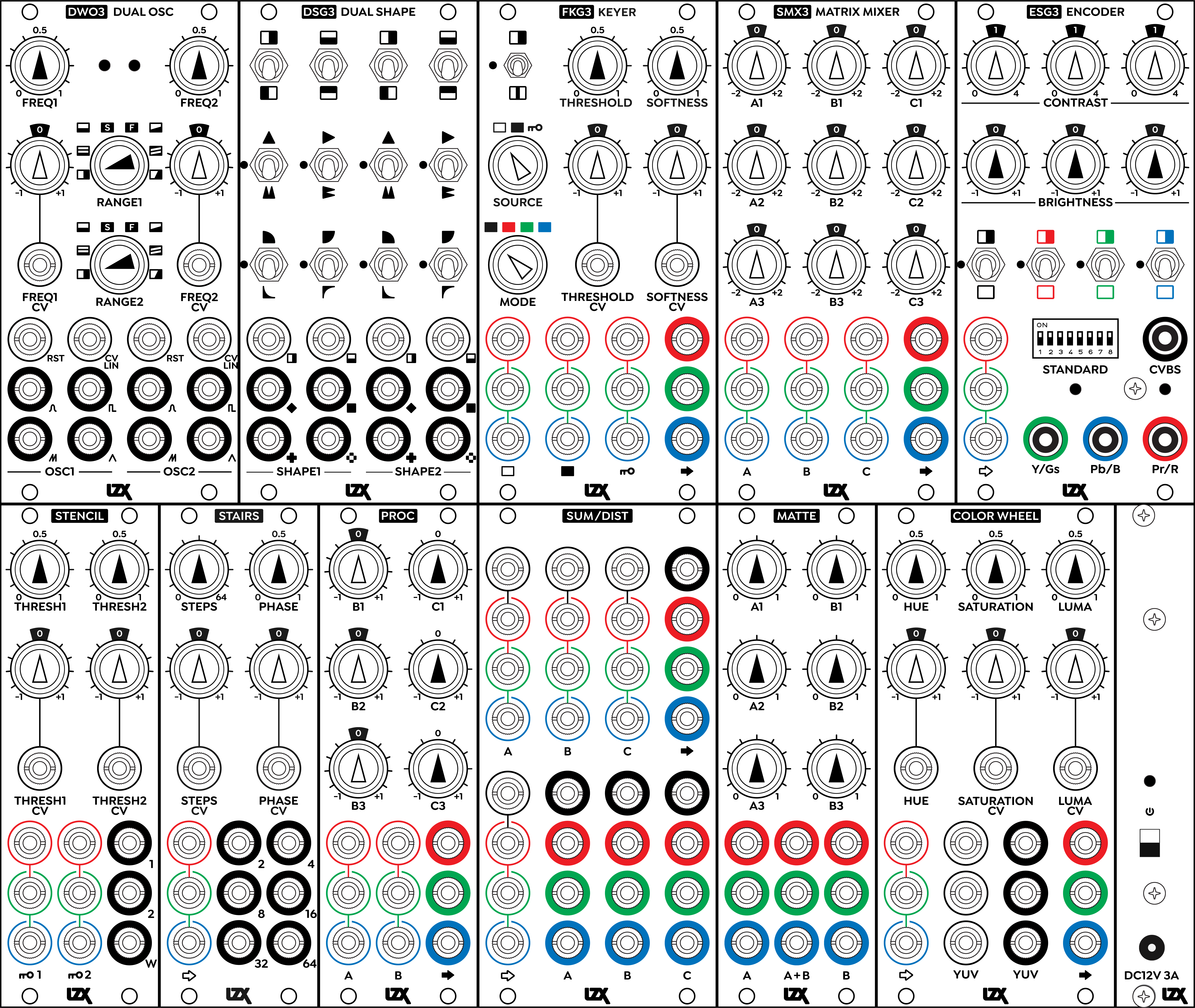 All Modules LineArt
