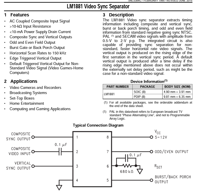 LM1881 snip